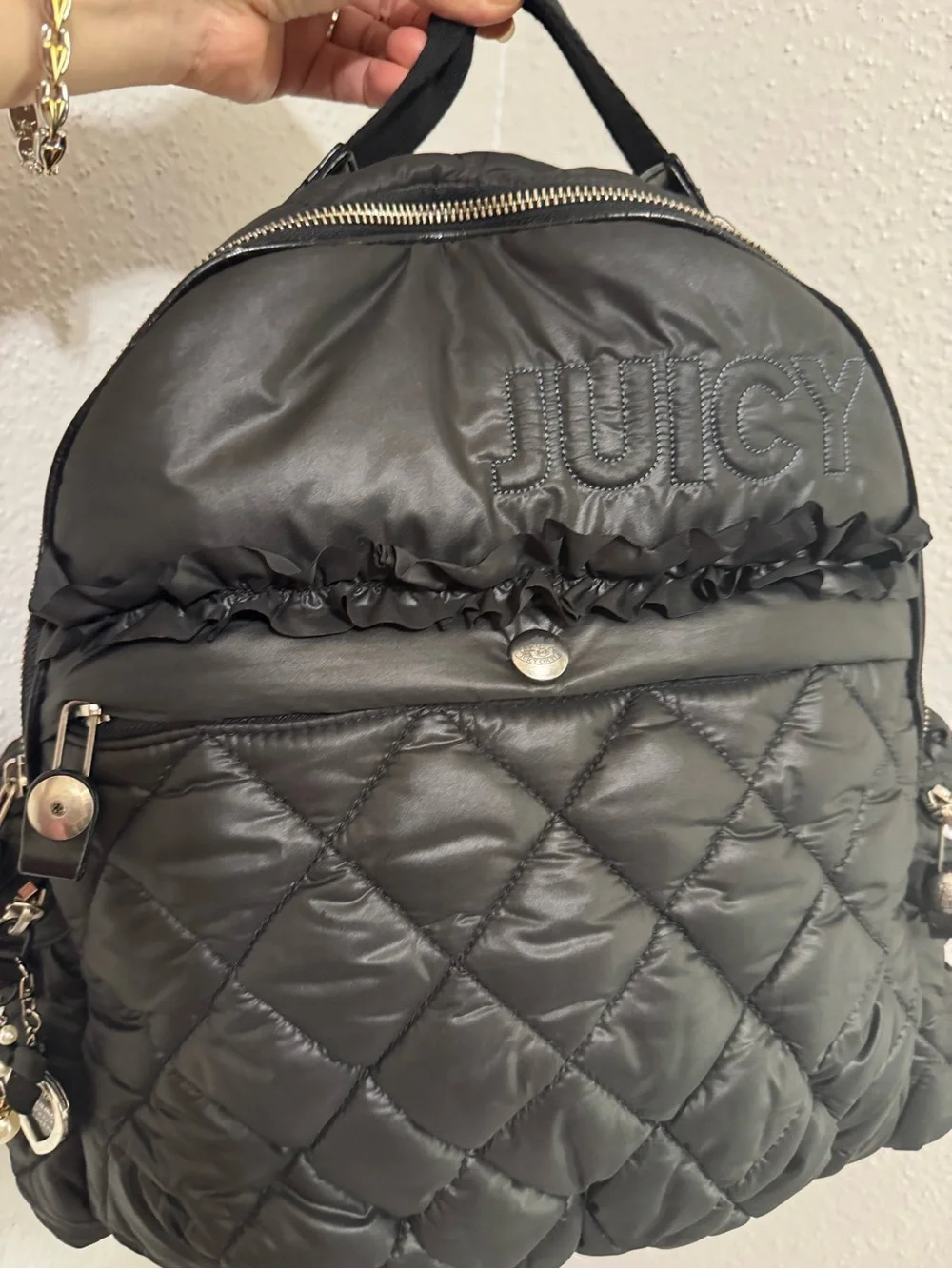 Juicy Couture quilted nylon